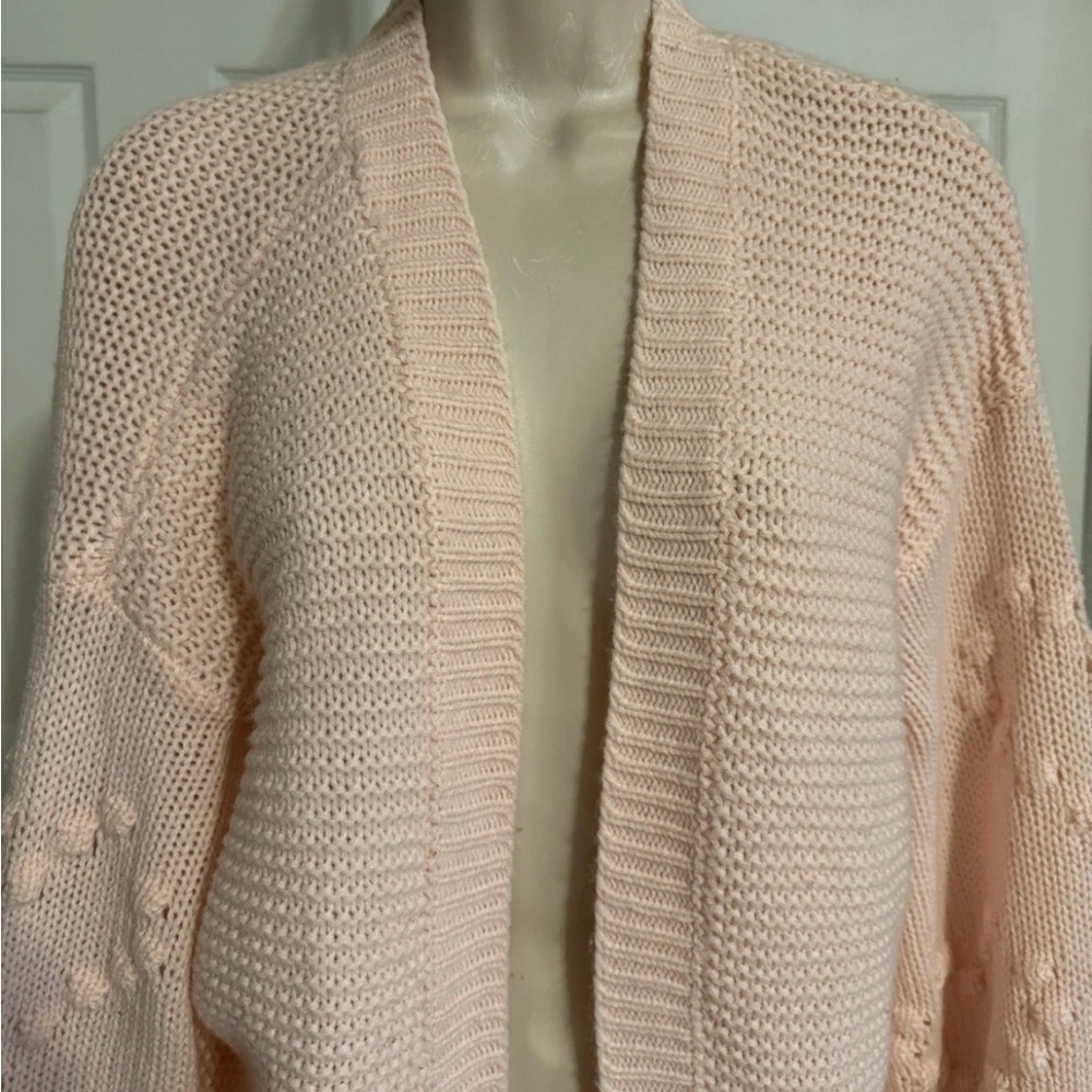 Francesca's Collections Soft Pink Cardigan